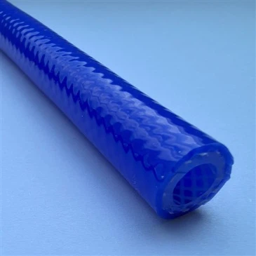 Tube en silicone renforcé par tresse